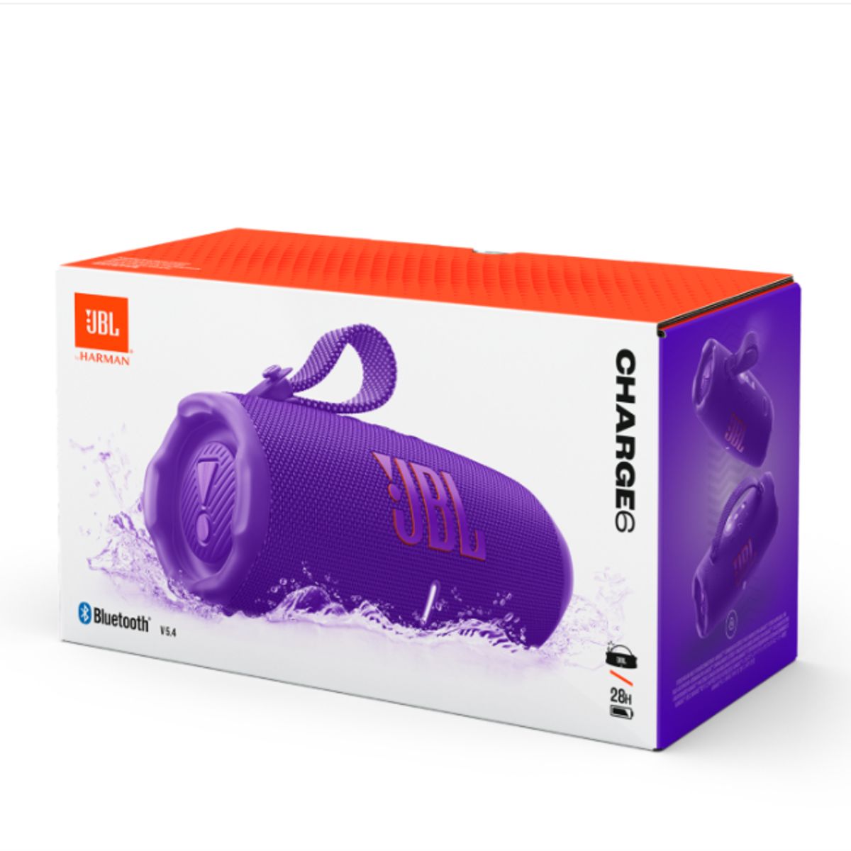 JBL - JBL CHARGE 6 MORADO PARLANTE CON IP68 BLUETOOH AURACAST