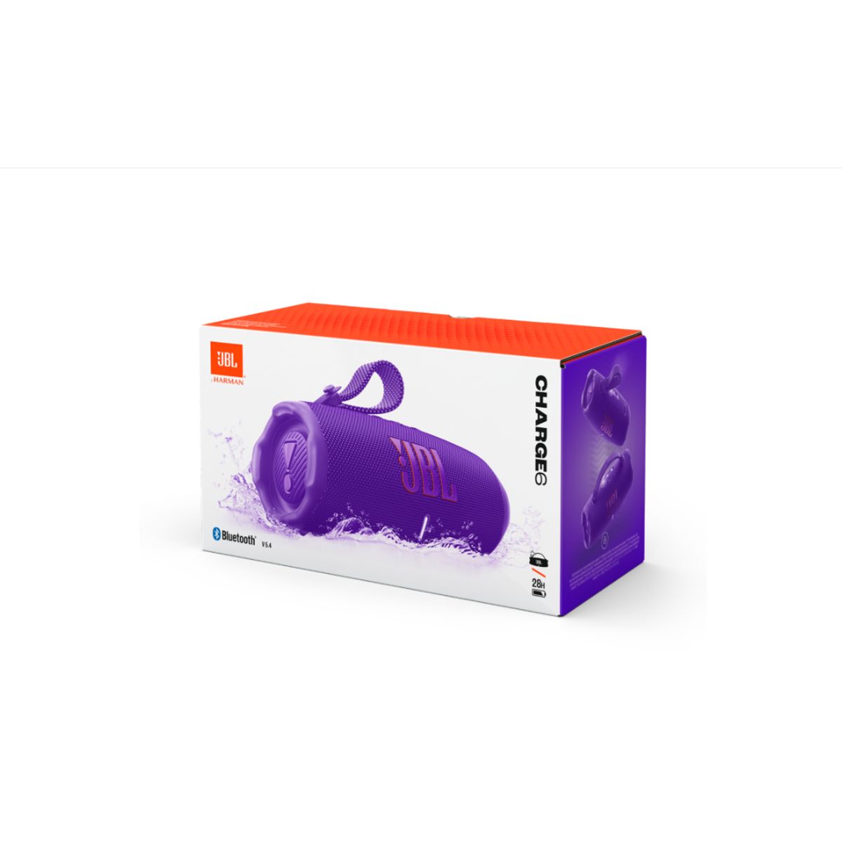 JBL - JBL CHARGE 6 MORADO PARLANTE CON IP68 BLUETOOH AURACAST