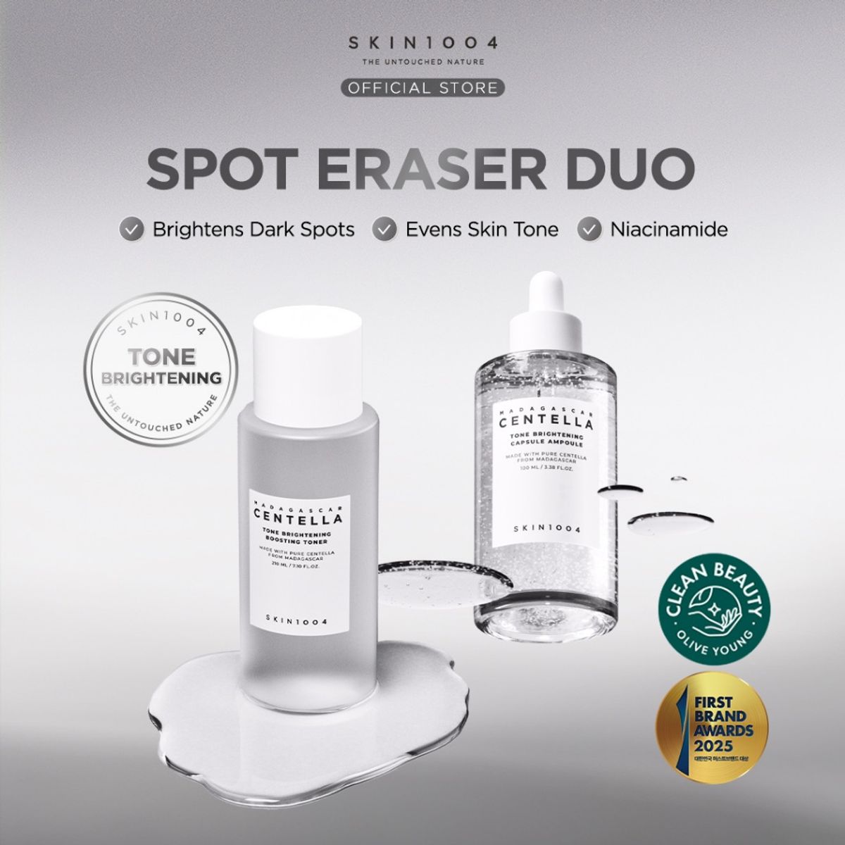 SKIN1004 - SKIN1004 Madagascar Centella Tone Brightening Spot Eraser Duo Rutina Efecto Iluminador