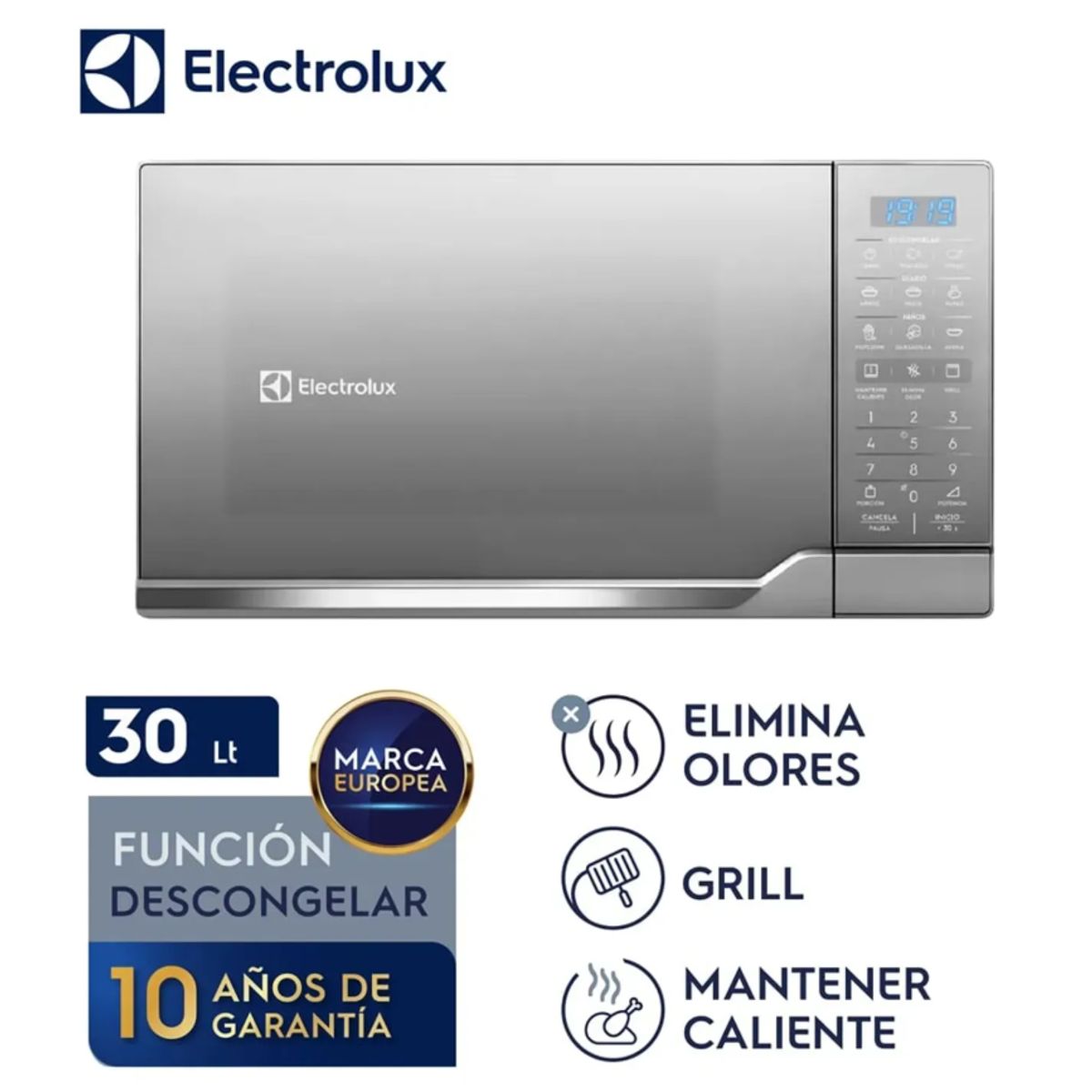 ELECTROLUX - Horno Microondas EMDO30G2GSRUG 30L