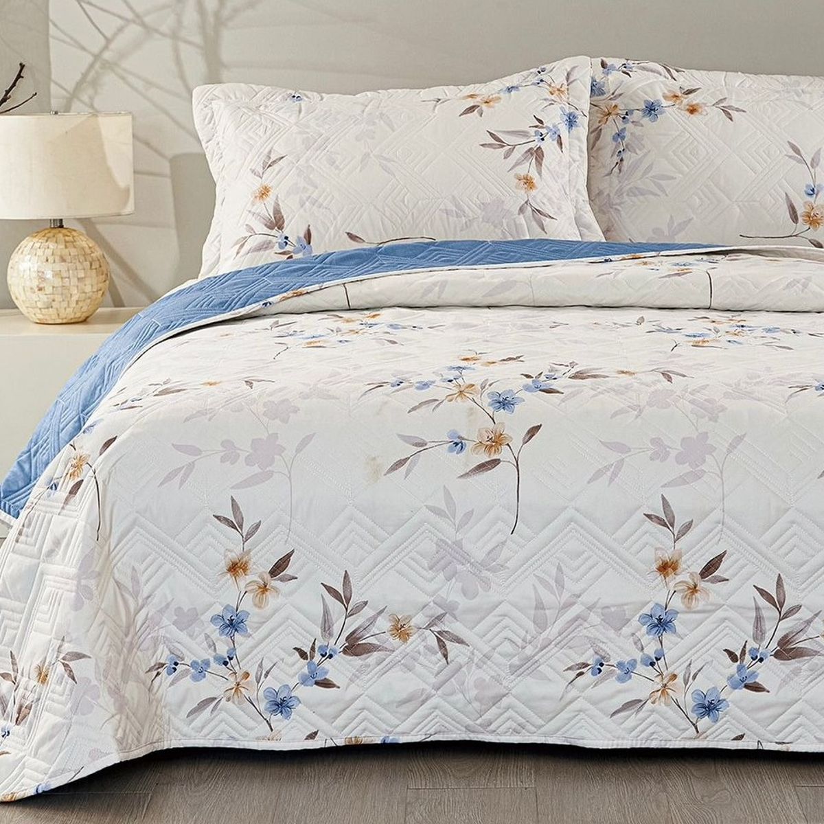 VENEZIA - Cubrecama y Juego de sábanas 2 Plazas