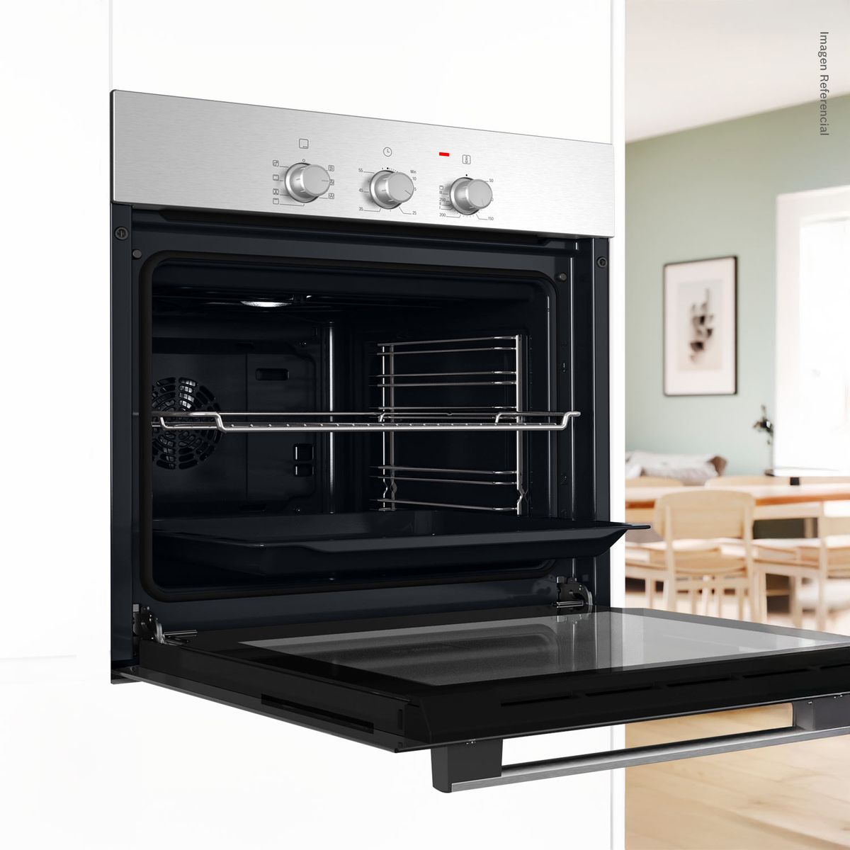 BOSCH - Horno Eléctrico Empotrable 66L Serie 2 HBF011BR0