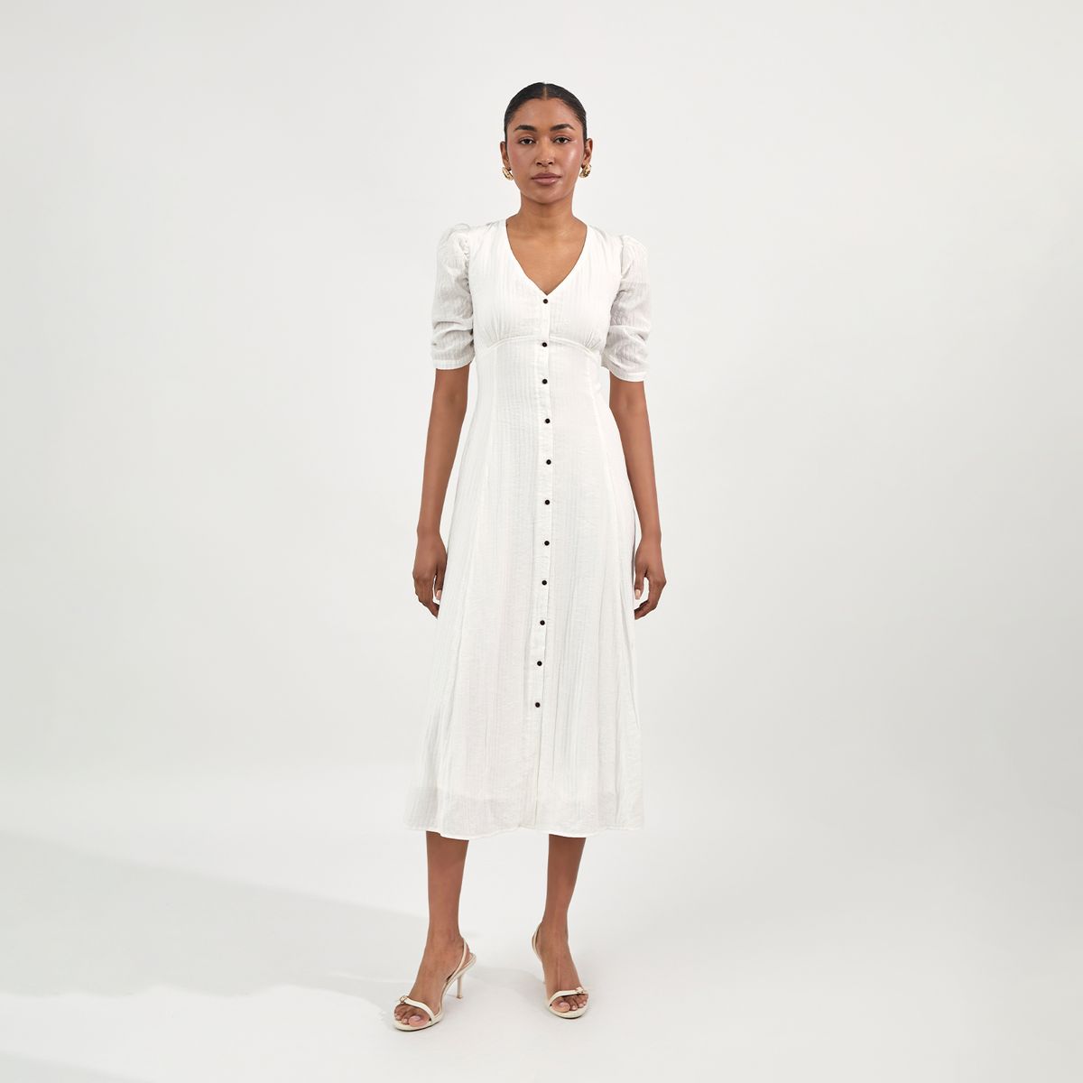 CAMILA VIALI - Vestido Camila Viali Gardenia manga corta