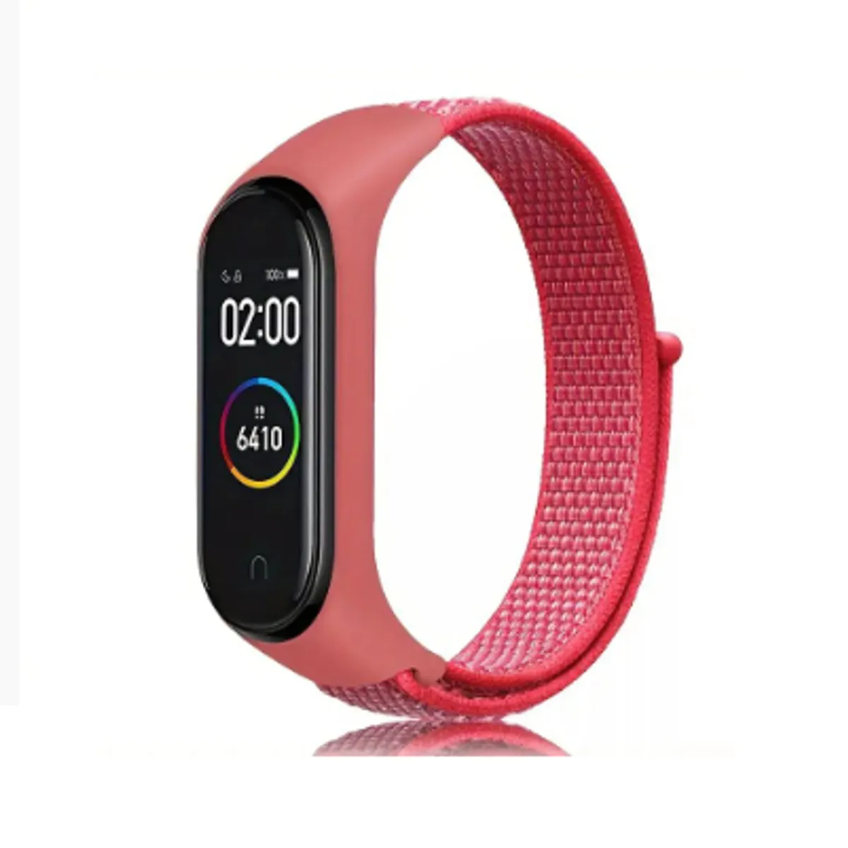 GENERICO - Correa de Nylon para Xiaomi Band 7 - Rojo