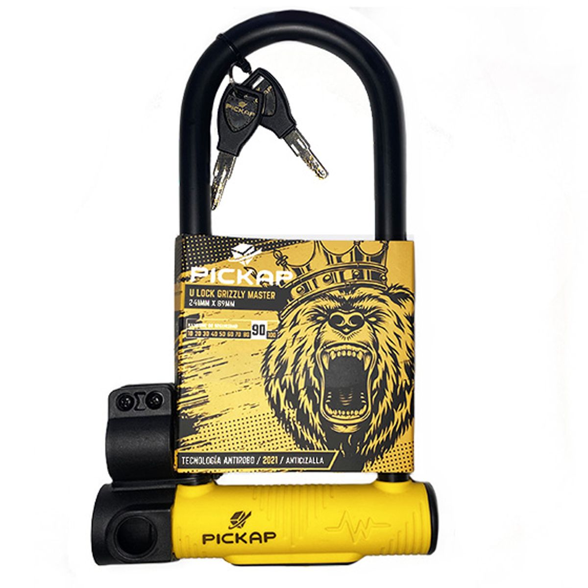 PICKAP - CANDADO U-LOCK ANTI-CIZALLA GRIZZLY MASTER PICKAP