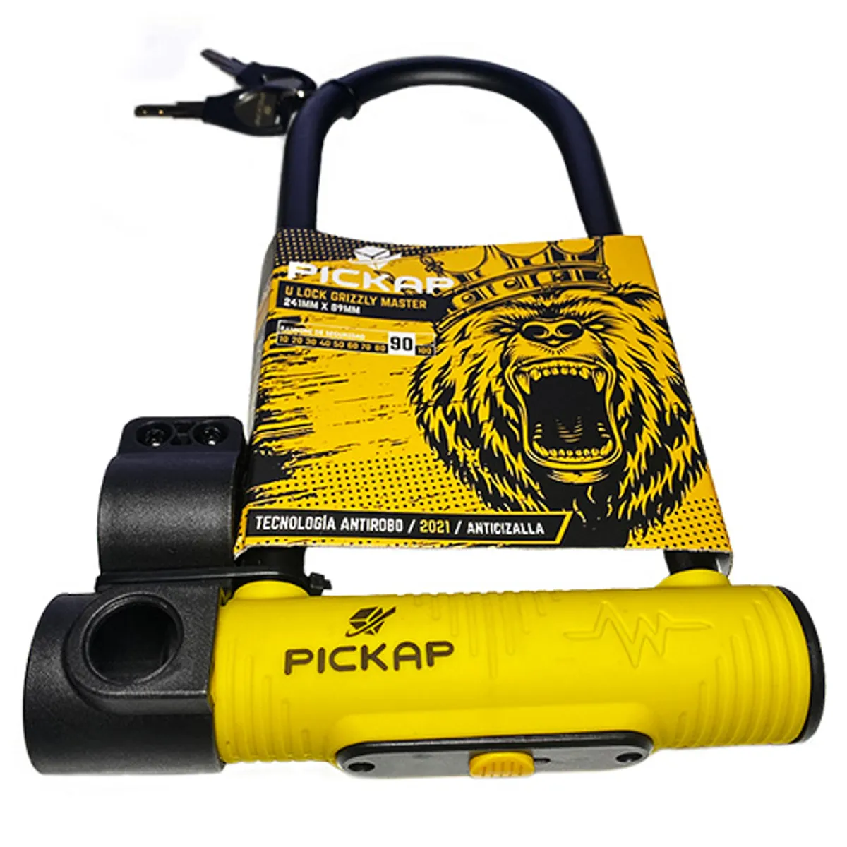 PICKAP - CANDADO U-LOCK ANTI-CIZALLA GRIZZLY MASTER PICKAP