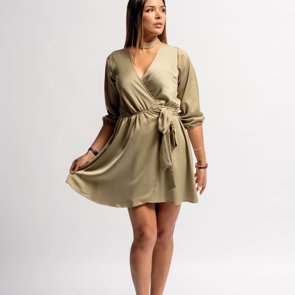 MISS LADY - VESTIDO MUJER ENVOLVENTE ANGELICA