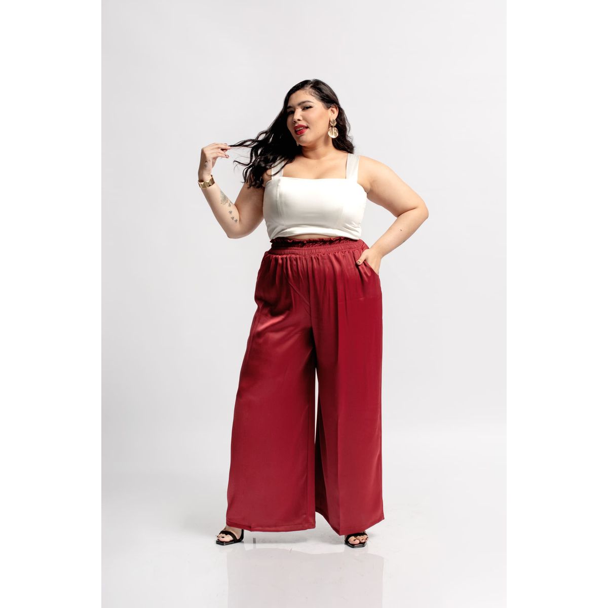 MISS LADY - PANTALON DE SEDA MUJER NOELIA