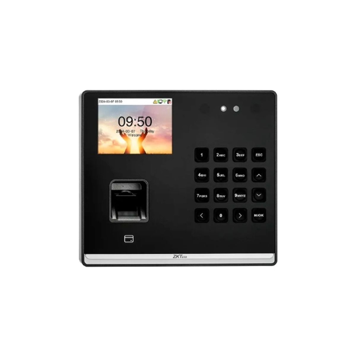 ZKTECO - CONTROL DE ASISTENCIA ADMS 500 ROSTROS 1000 HUELLA Y TARJETA. 150,000 EVENTOS
