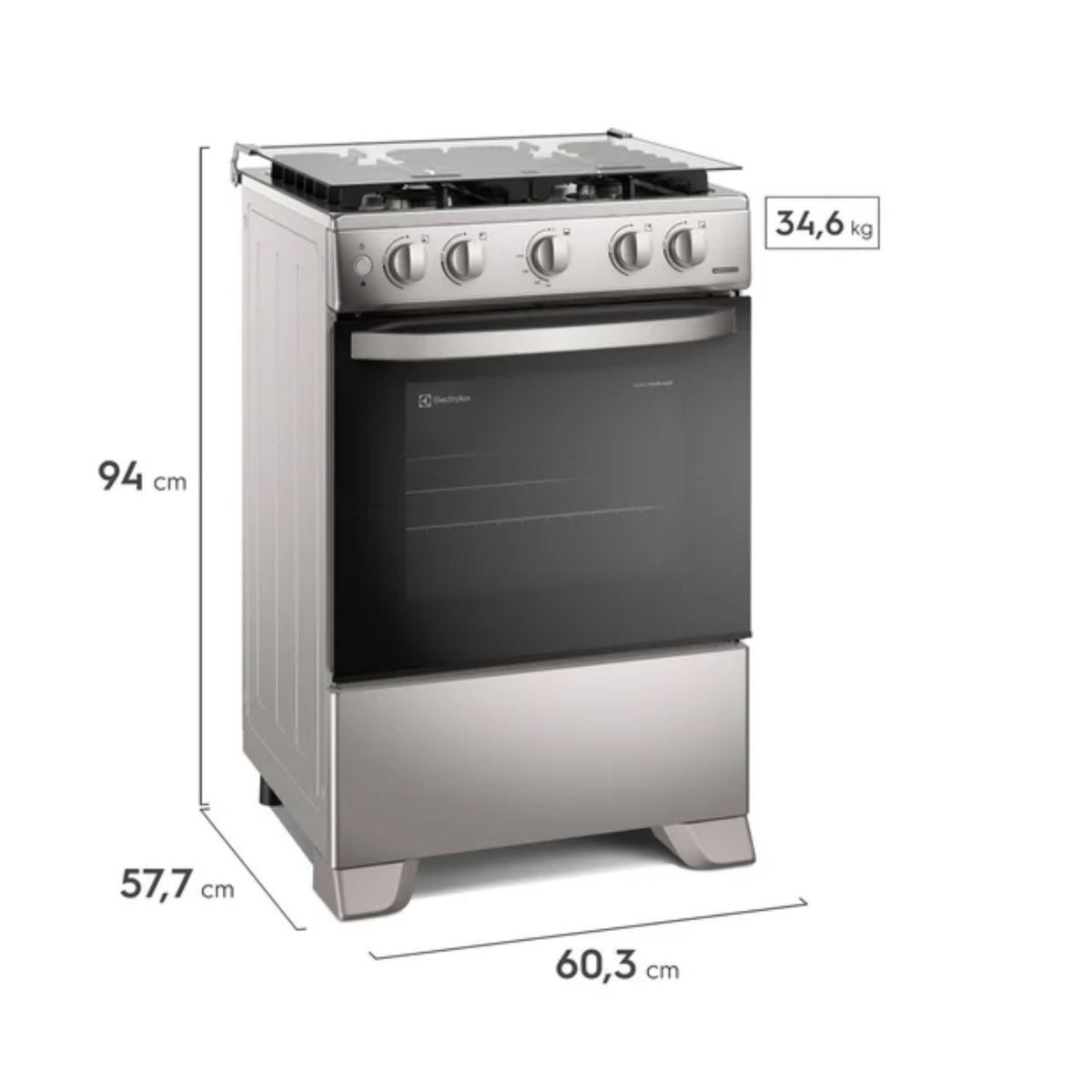 ELECTROLUX - Cocina a Gas Electrolux FE4ISR 4 Hornillas