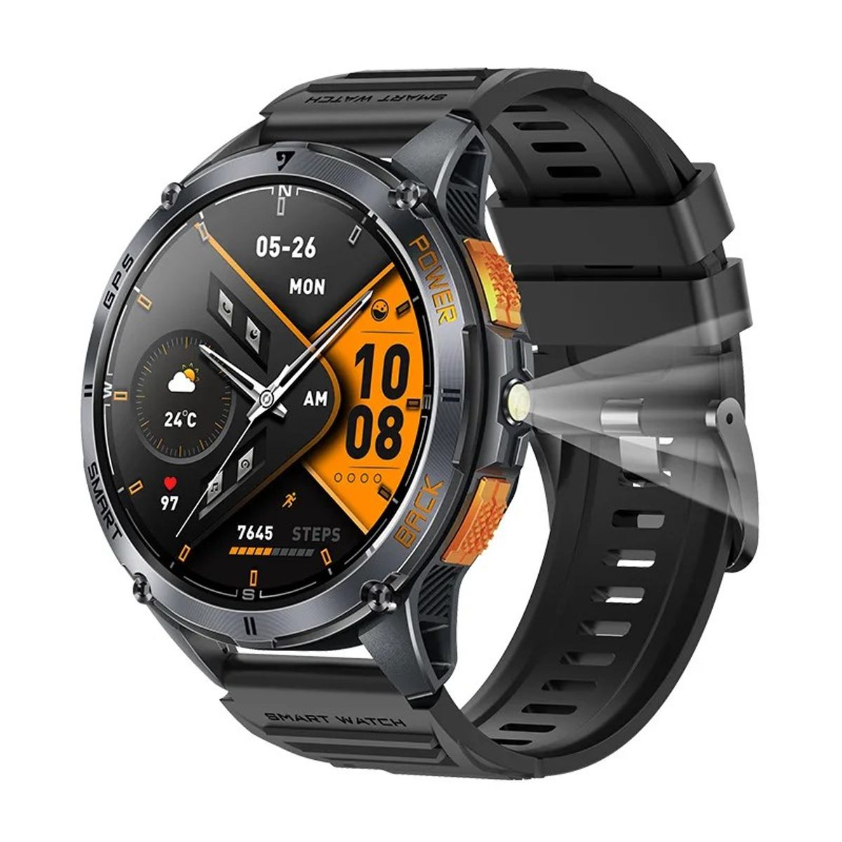 OEM - Smartwatch  SPOVAN K67A GPS Brújula Monitor Salud