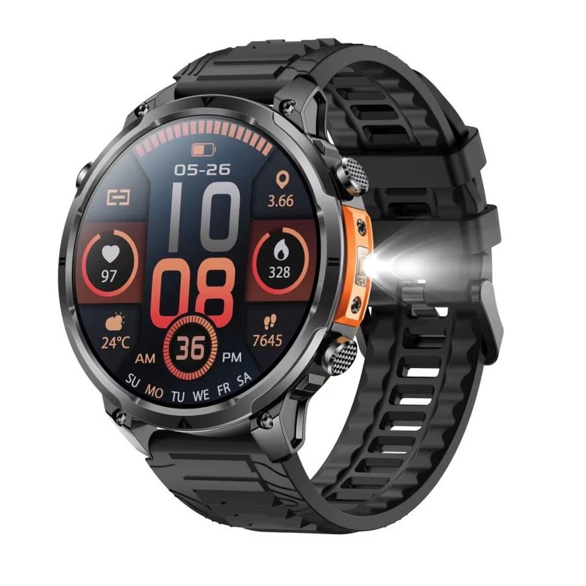 OEM - Smartwatch  SPOVAN MK100 GPS Brújula Monitor Salud