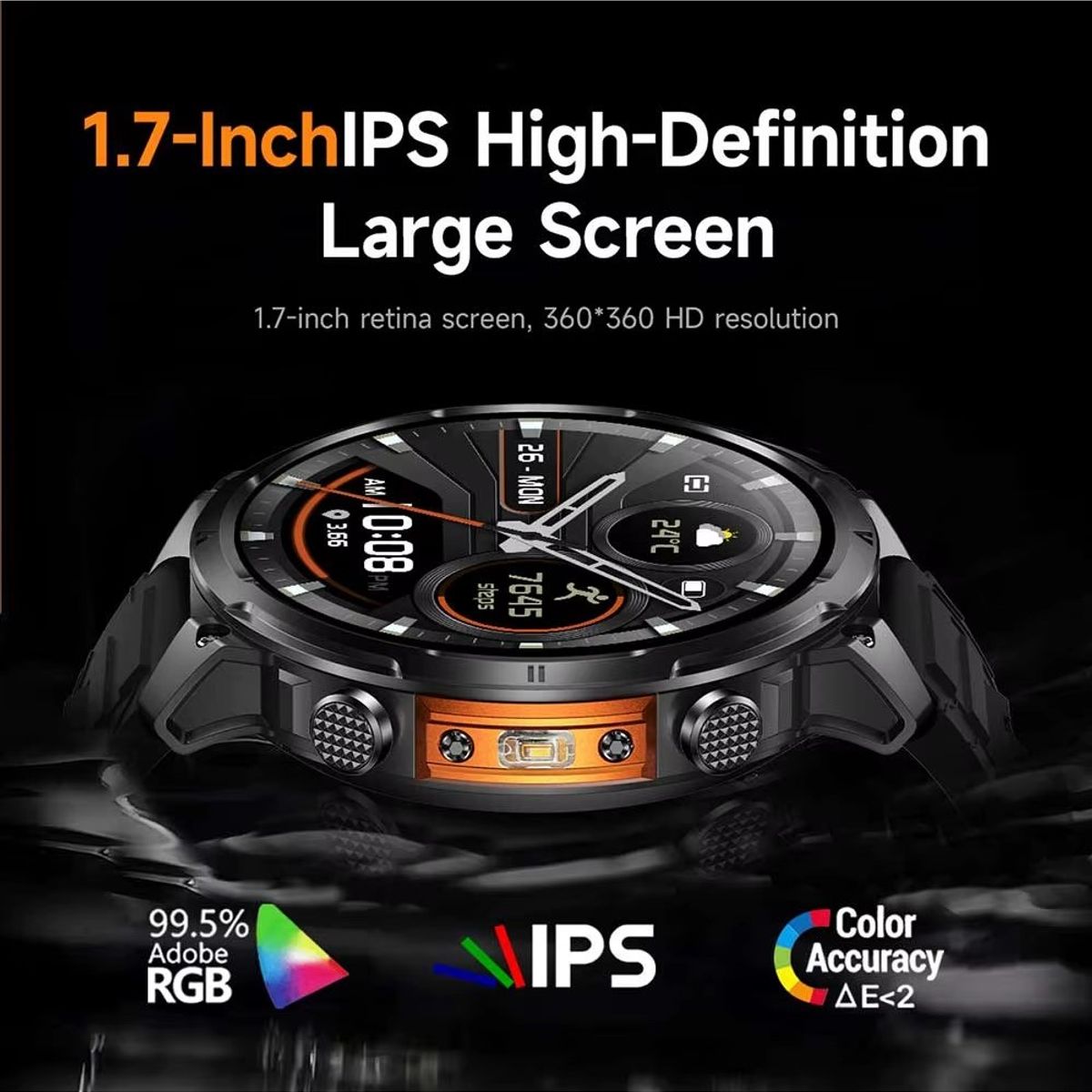 OEM - Smartwatch  SPOVAN MK100 GPS Brújula Monitor Salud