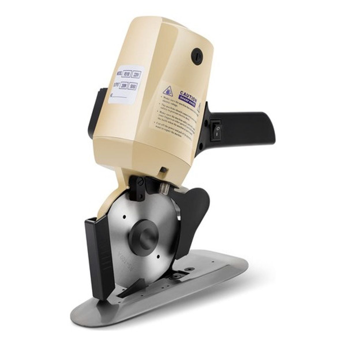 QUICK - Cortador De Tela De 4 Pulgadas Con Dos Hojas De Sierra Beige