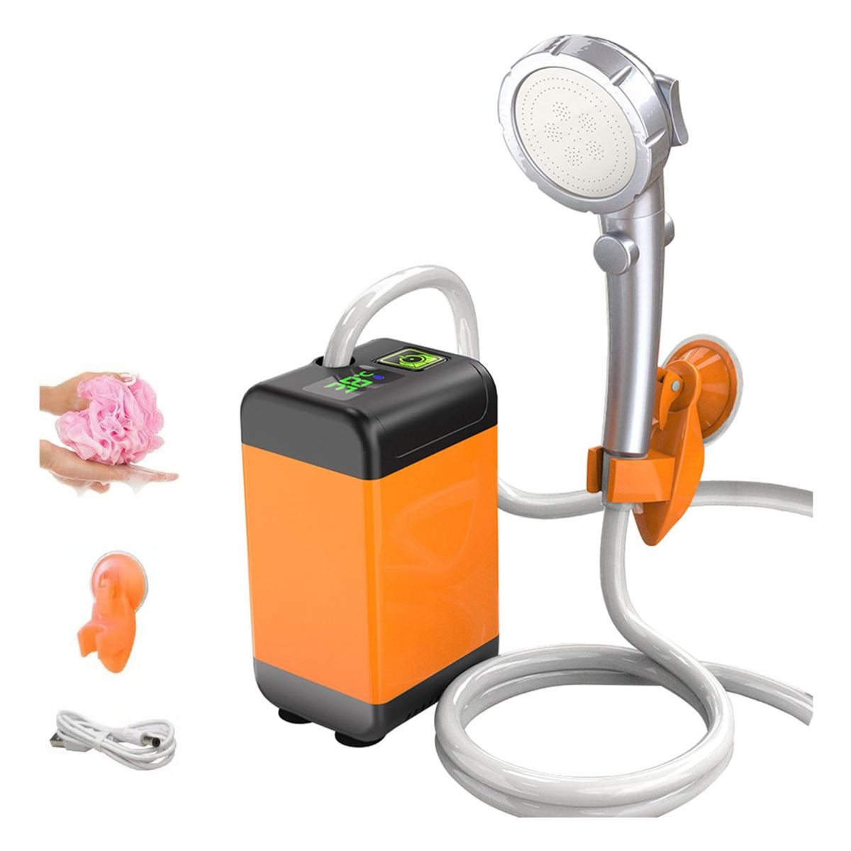 AFVENTURA - Regadera Ducha Portatil Recargable 3 Modos Acampar Viajar Na