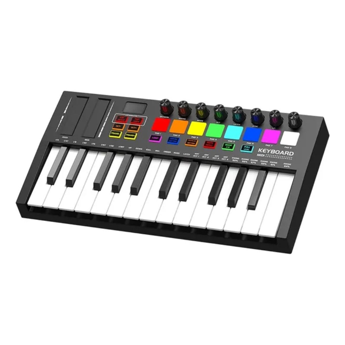 U BUY - Teclado  25 Teclas Controlador Musical Piano Usb C