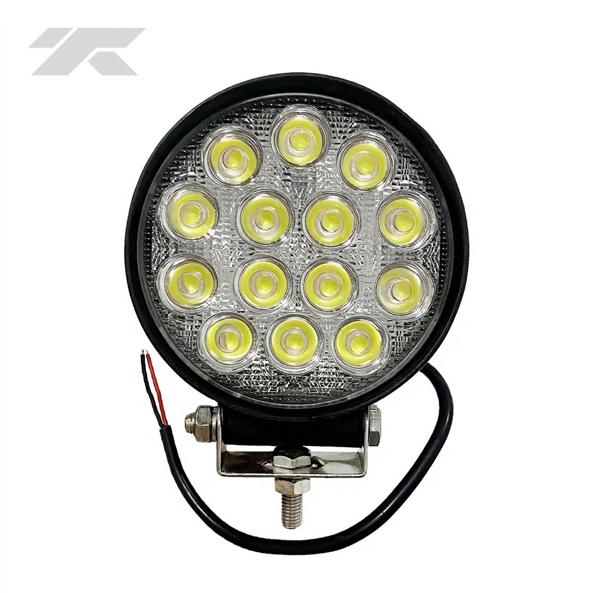 GENERICO - Faro Pirata Redondo 14-Led Blanco