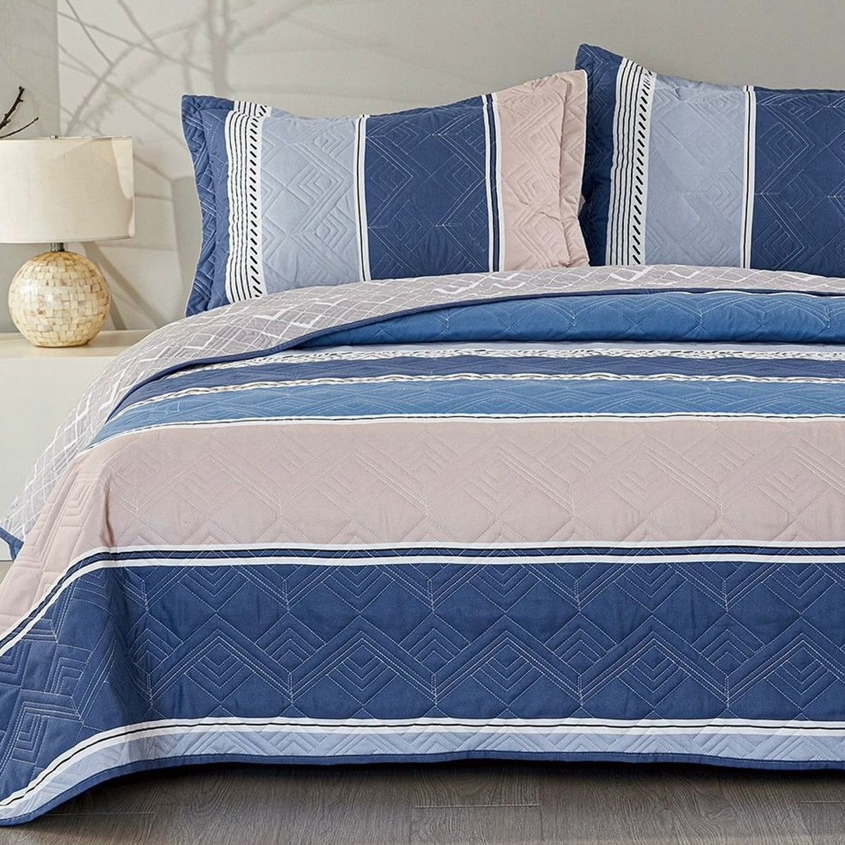 VENEZIA - Cubrecama y Juego de sábanas Queen