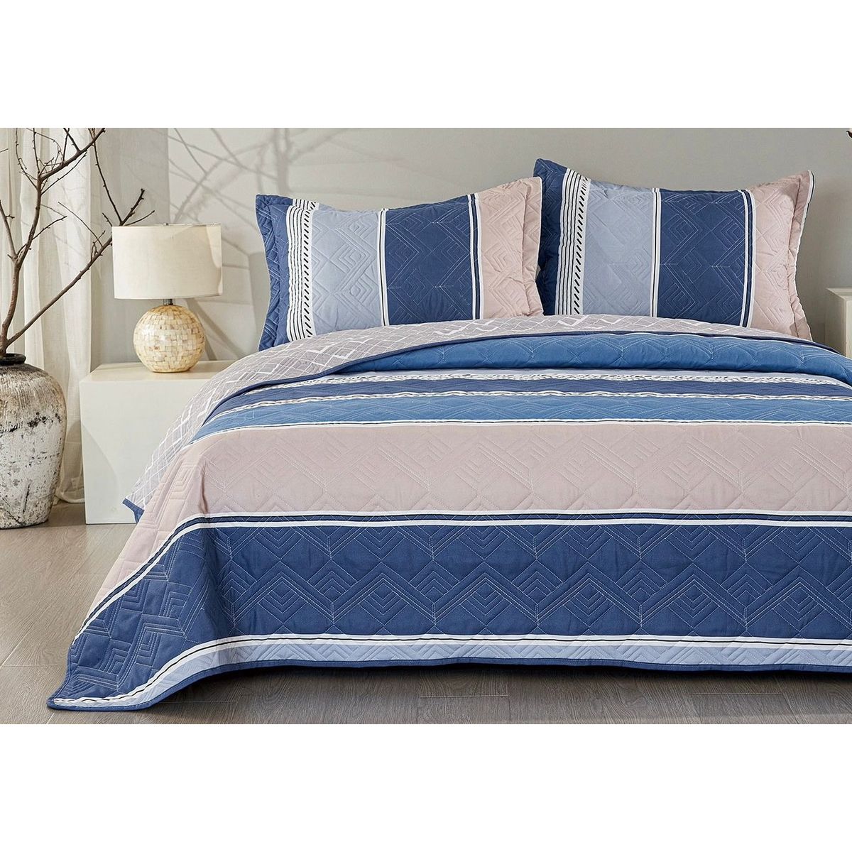 VENEZIA - Cubrecama y Juego de sábanas Queen