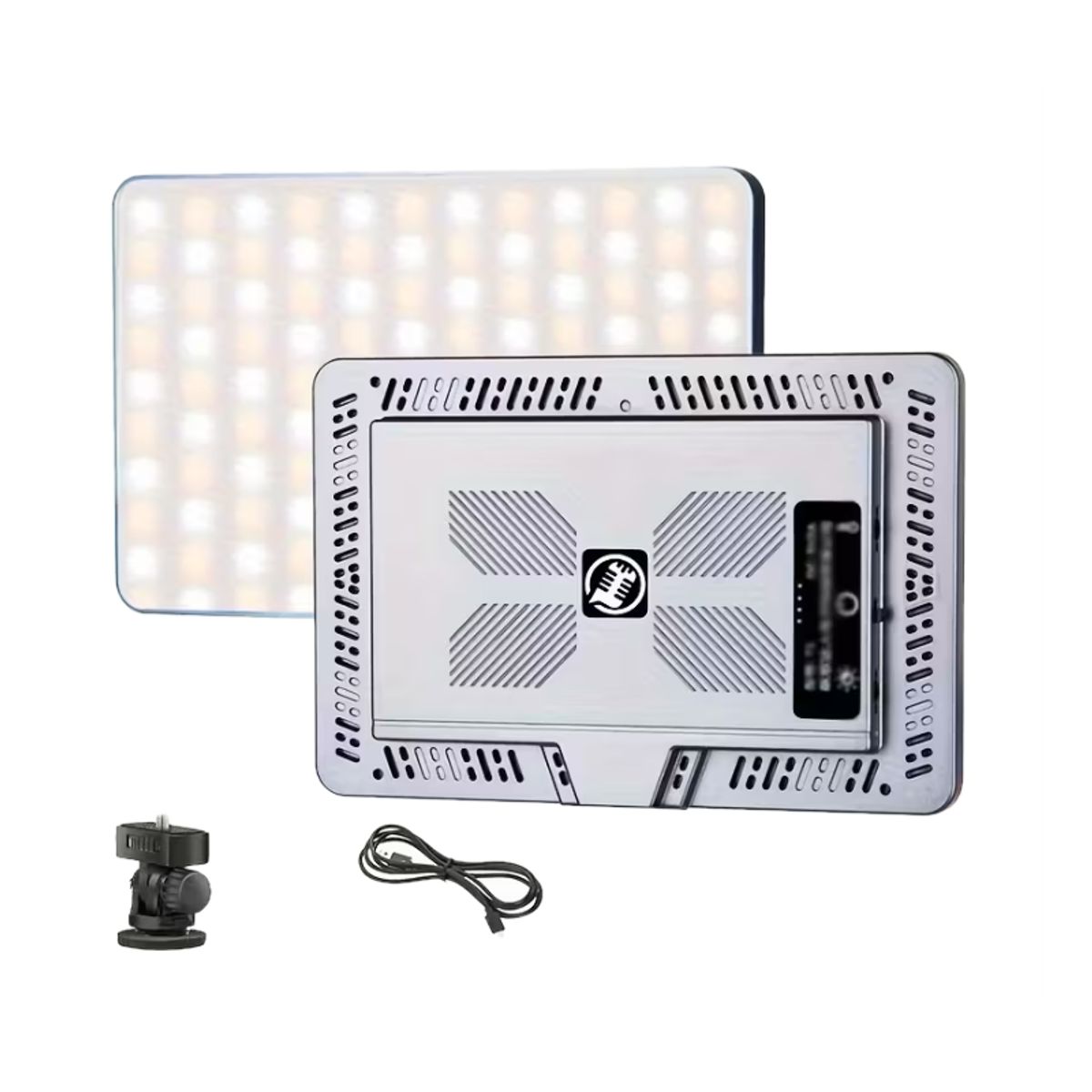 GENERICO - Luz portátil recargable para cámara o celular