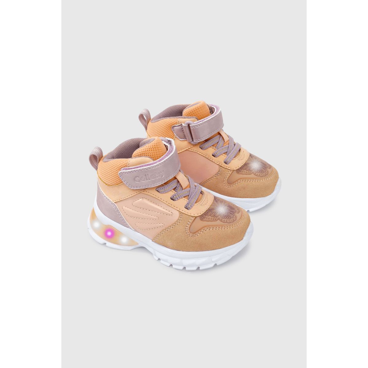 COLLOKY - Zapatilla Luces Colloky  Niña 47000283I24 Naranjo