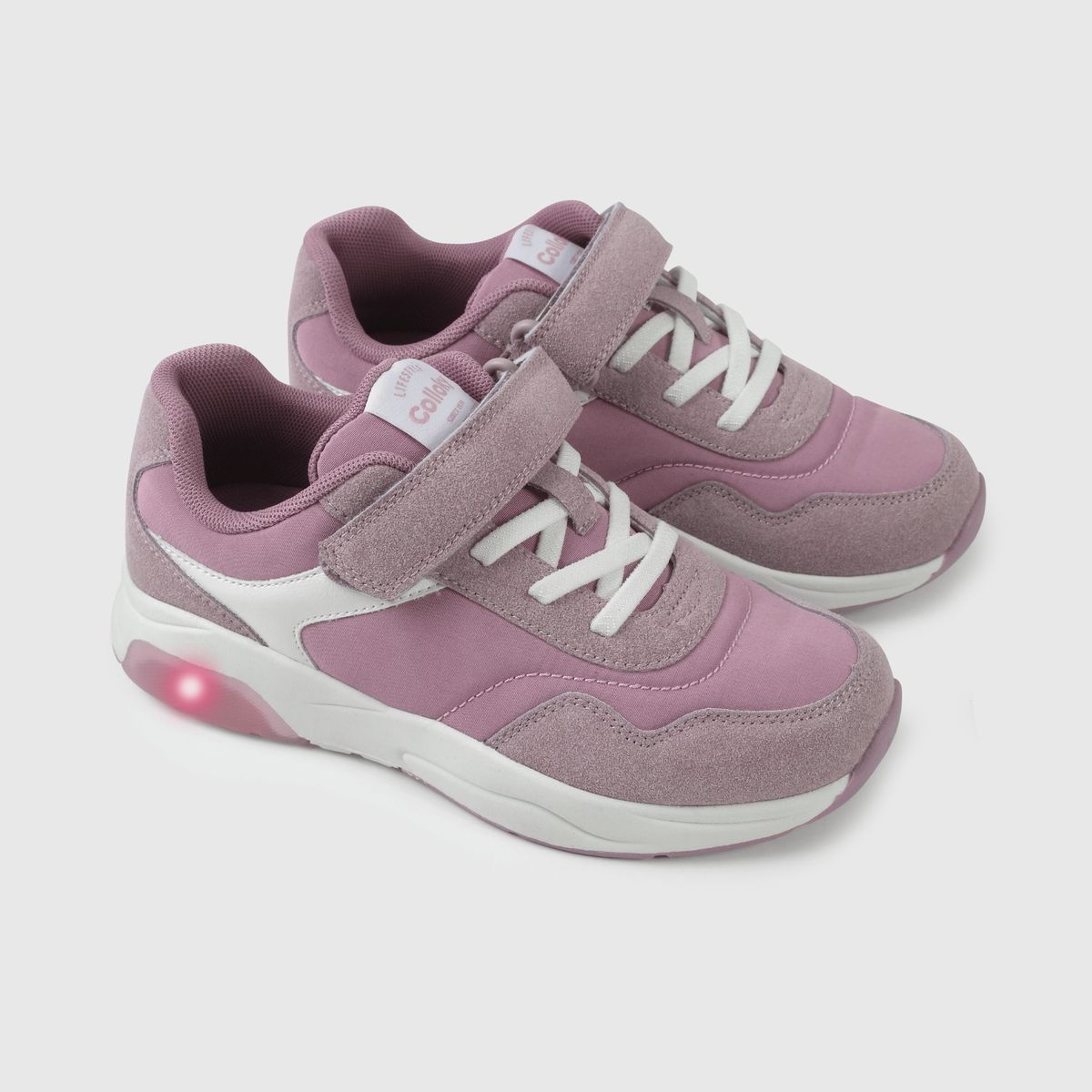 COLLOKY - Zapatilla Luces Colloky Kid Niña Morado