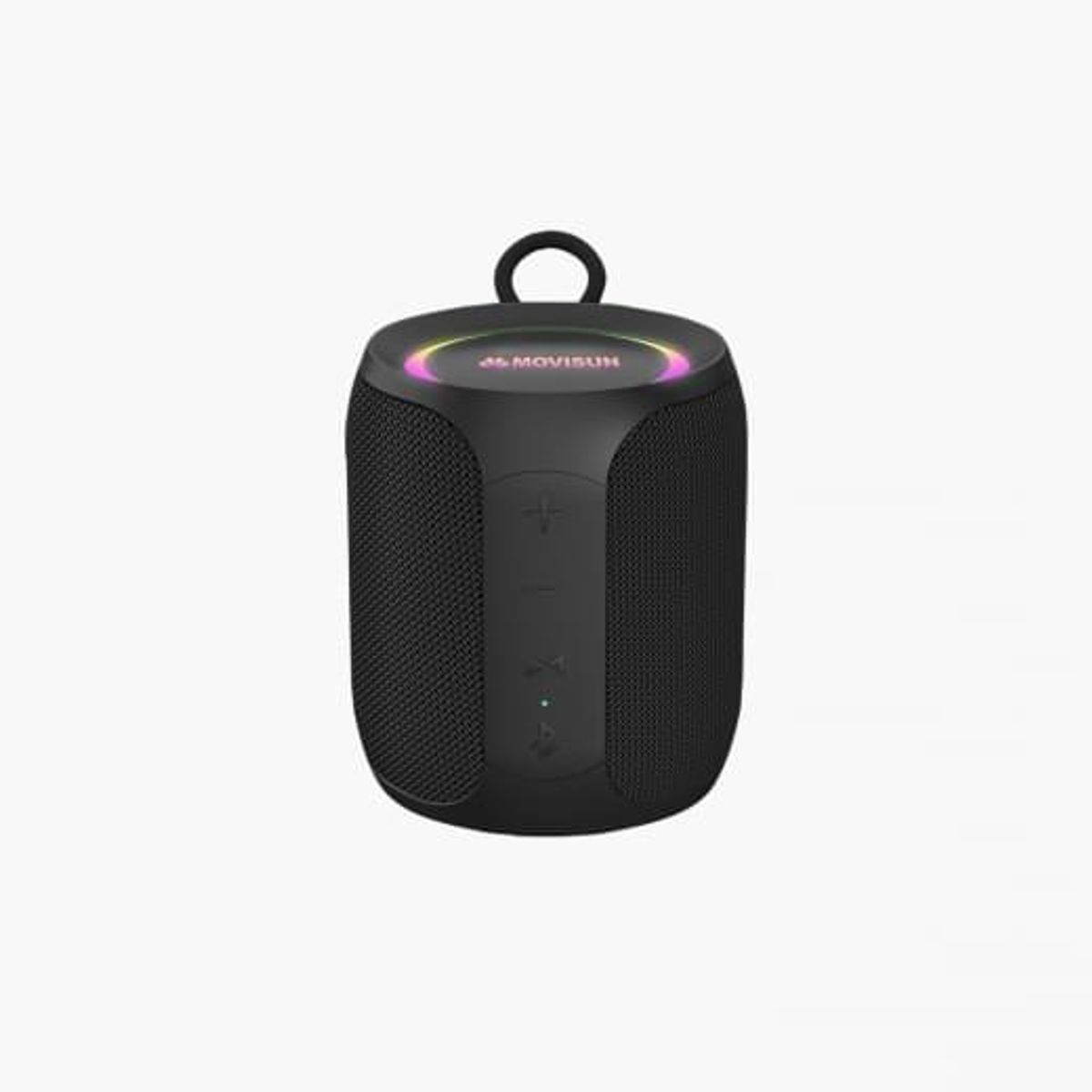 MOVISUN - Parlante Bluetooth MOVISUN Power Smart Negro - Acuático, IPX7, 16W, 2500 mAh, Sonido 360°, Luces LED