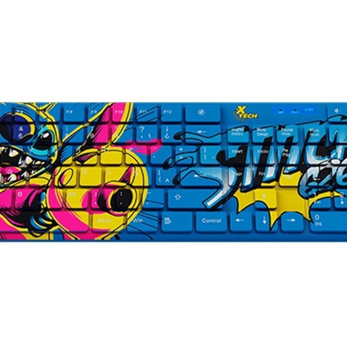 XTECH - TECLADO INALAMBRICO CON MOUSE XTECH STITCH