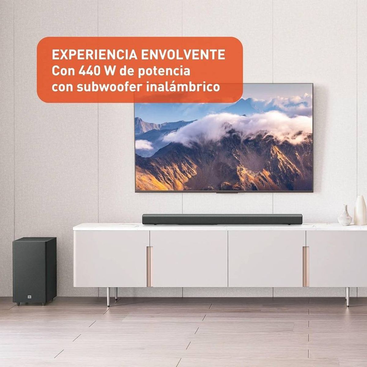 JBL - JBL  Cinema SB580 Powerful Bluetooth - Negro