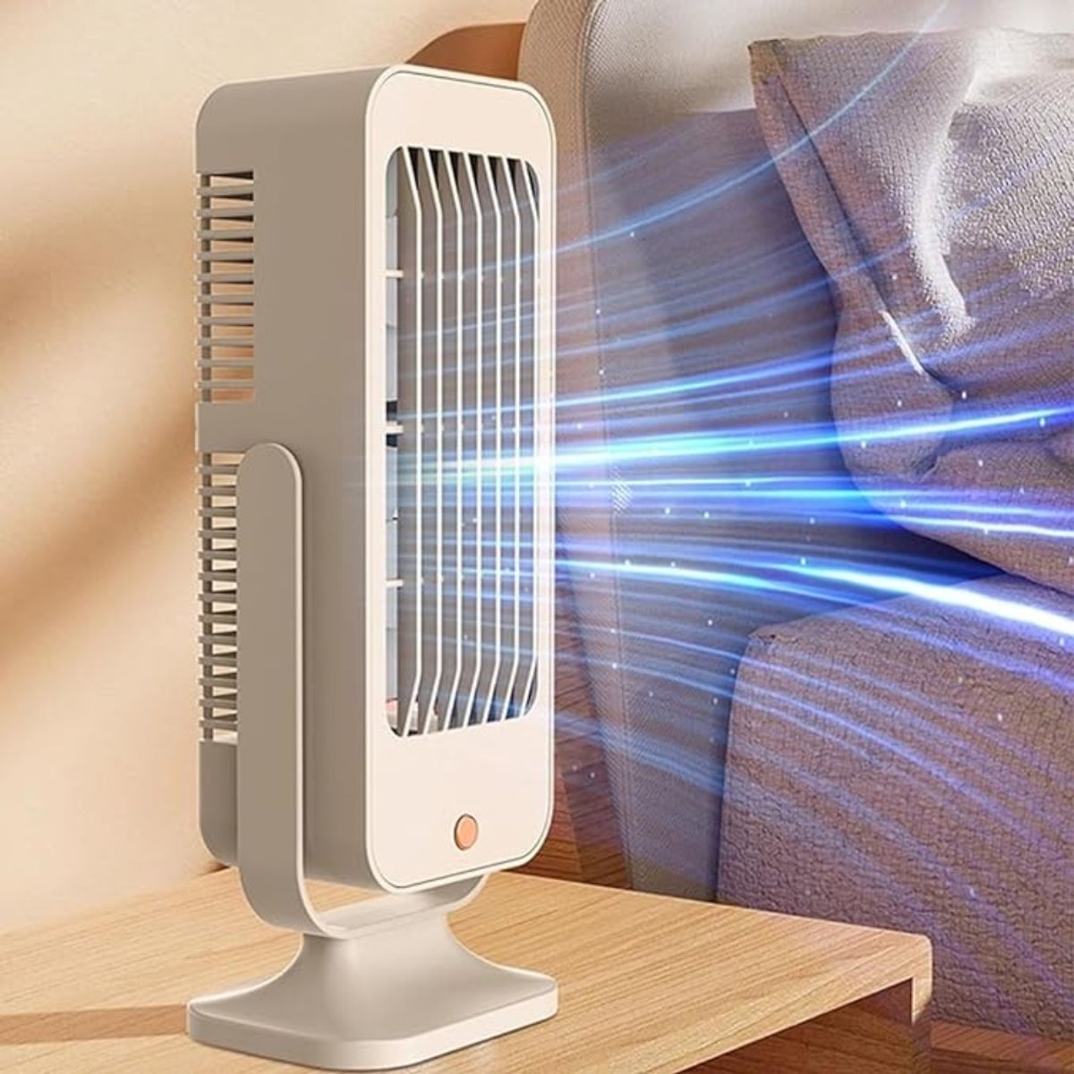 GENERICO - Ventilador Doble Aspa Recargable de Habitación para Dormitorio