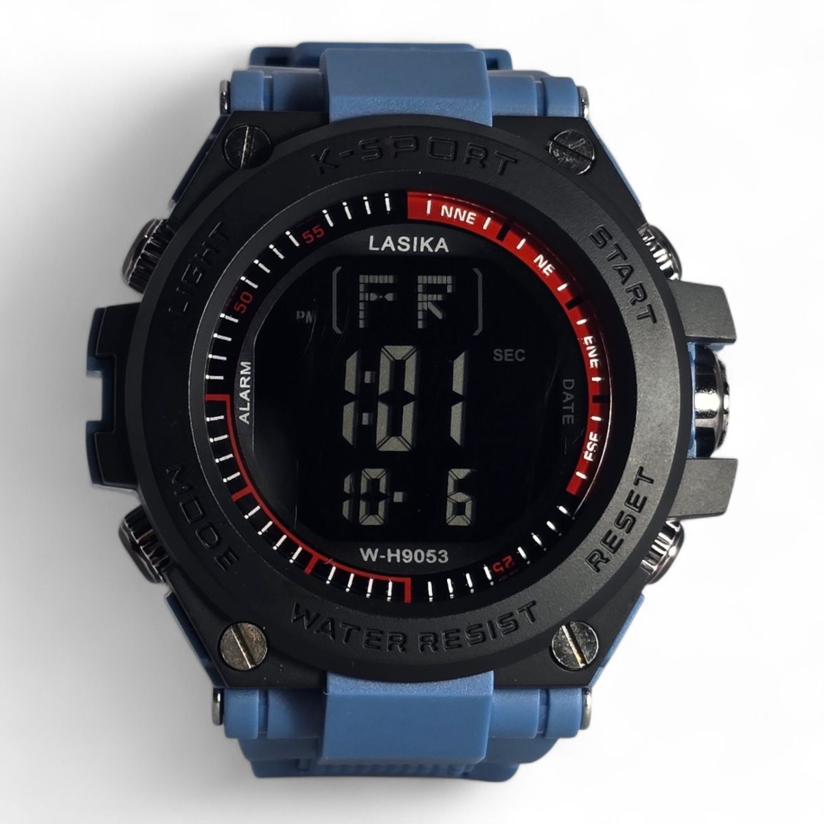 GENERICO - RELOJ PARA HOMBRE RESISTENTE AL AGUA Y POLVO - DIGITAL - COLOR AZUL