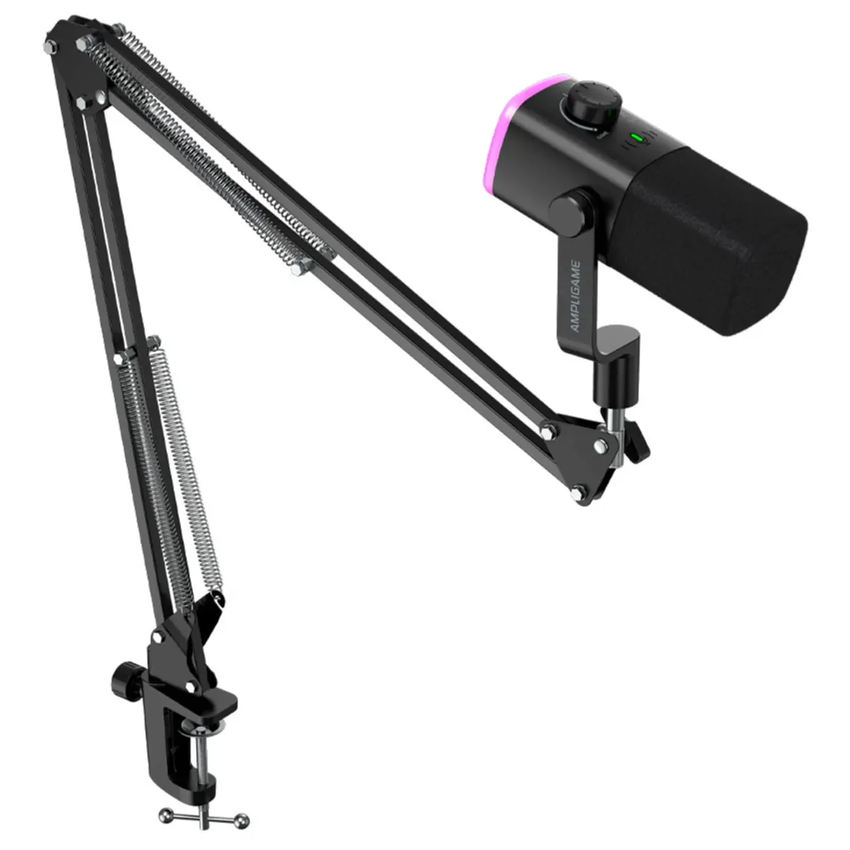 FIFINE - Micrófono Fifine AM9T Black con Brazo Articulado USBXLR para Gaming y Podcast
