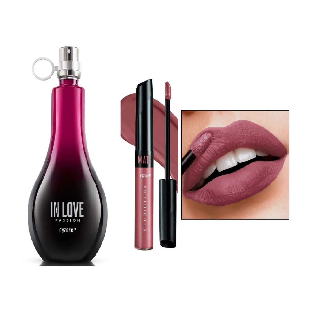 CYZONE - In Love Passion Perfume + Rose Nude - Cyzone 50 ml