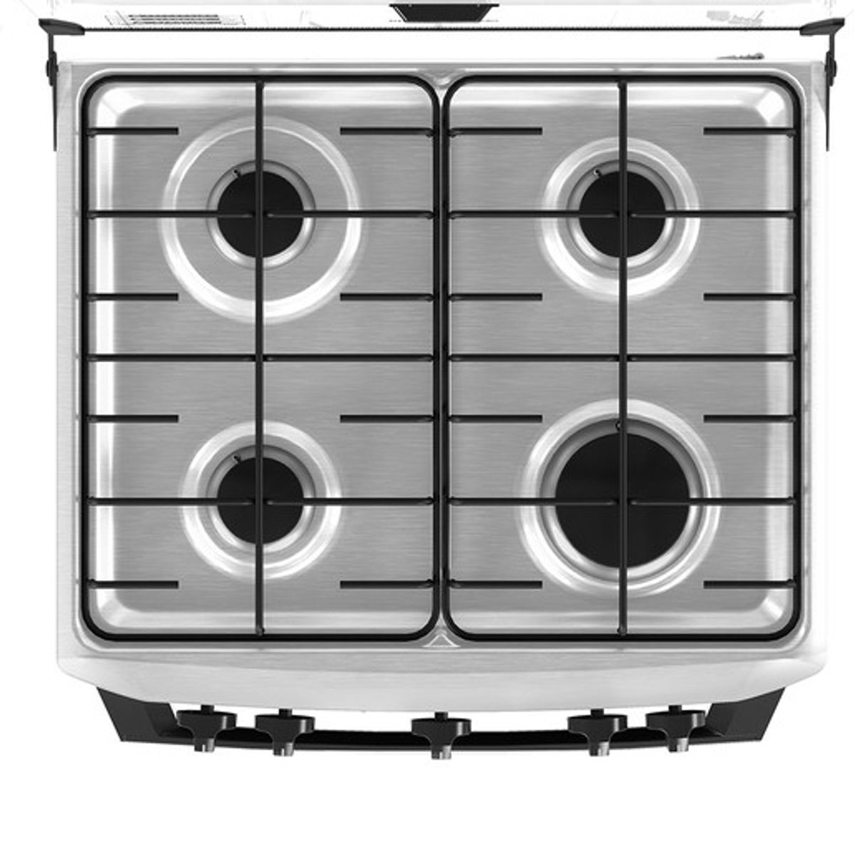 MABE - Cocina Mabe 4 Hornillas 60 cm a Gas con Termocontrol Silver CMP6014AG1 (Nuevo Modelo)