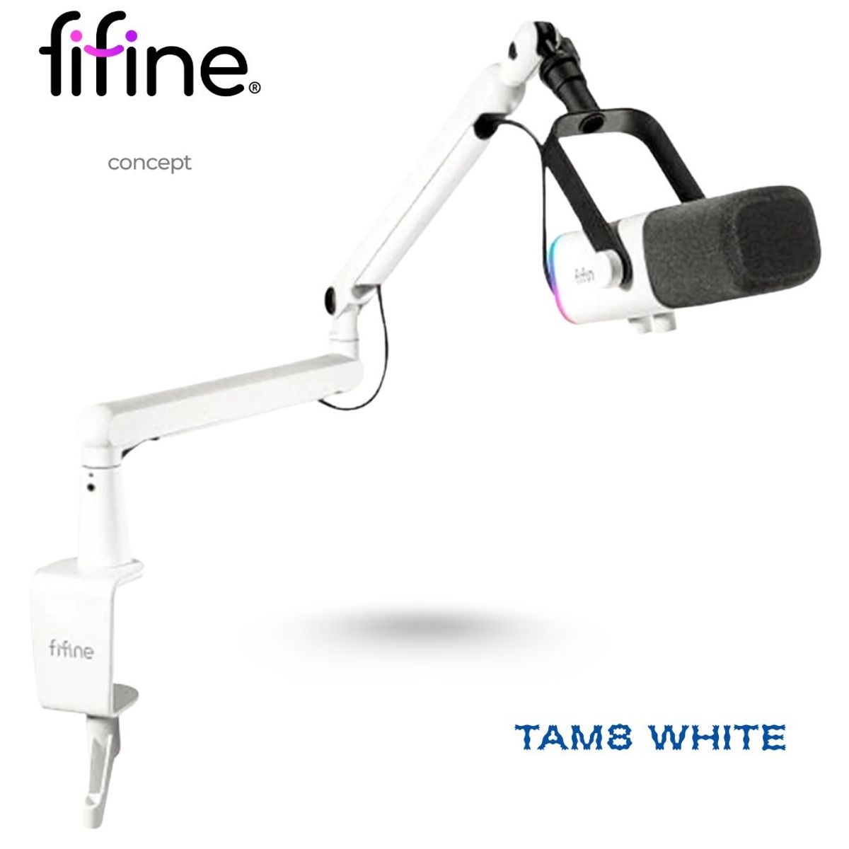 FIFINE - Micrófono Fifine TAM8 WHITE