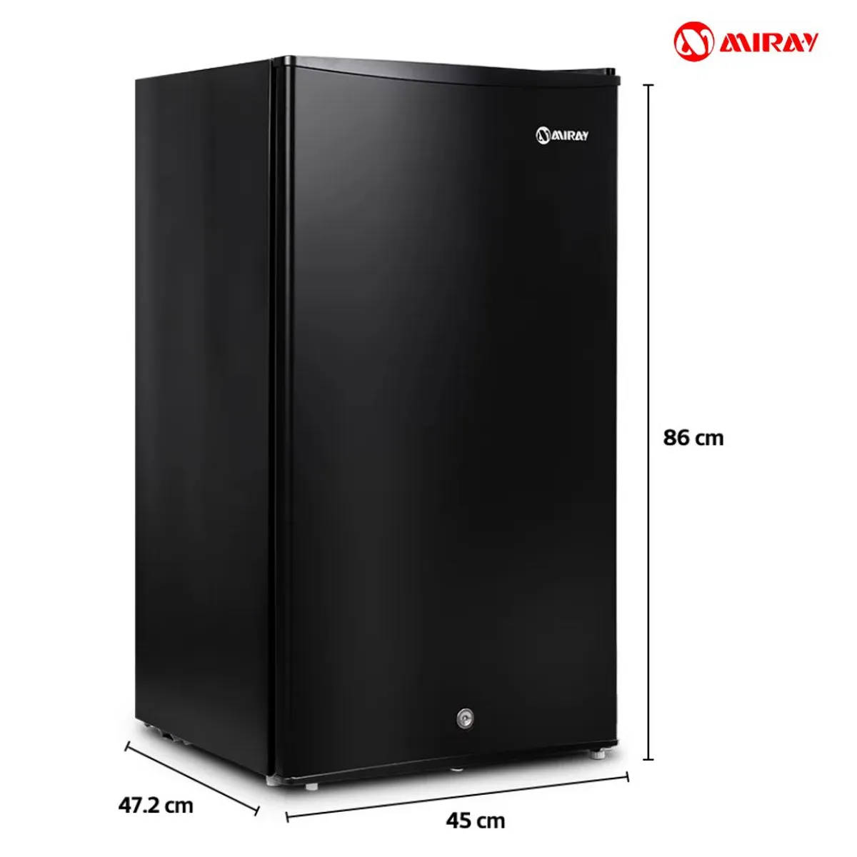 MIRAY - FRIGOBAR-REFRIGERADORA  MIRAY RM-93M NEGRO 93LT