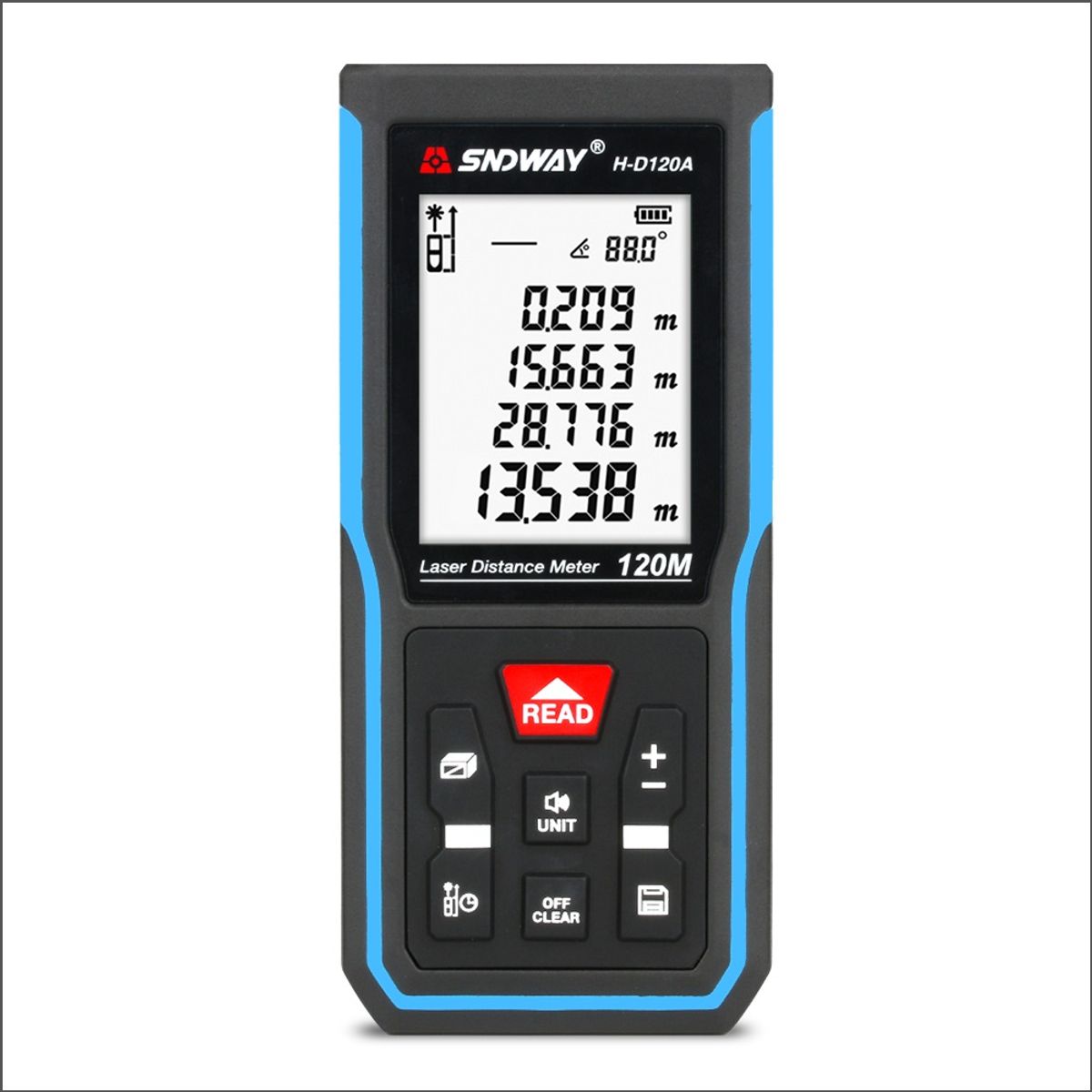 GENERICO - Medidor de Distancia Laser Digital H-D100A 100 m Profesional