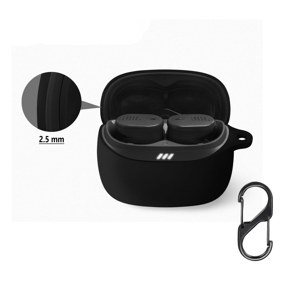 GENERICO - Funda Case De Silicona Para Audifonos Jbl Tune Buds 2