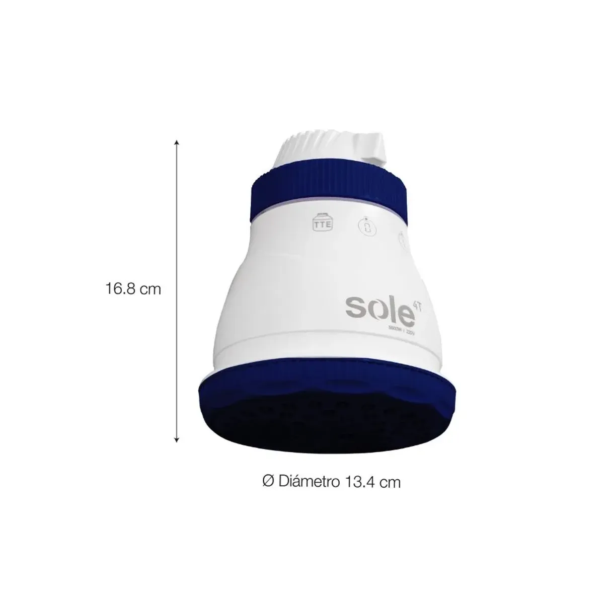 SOLE - DUCHA ELÉCTRICA EVOLUCIÓN 4T AZUL