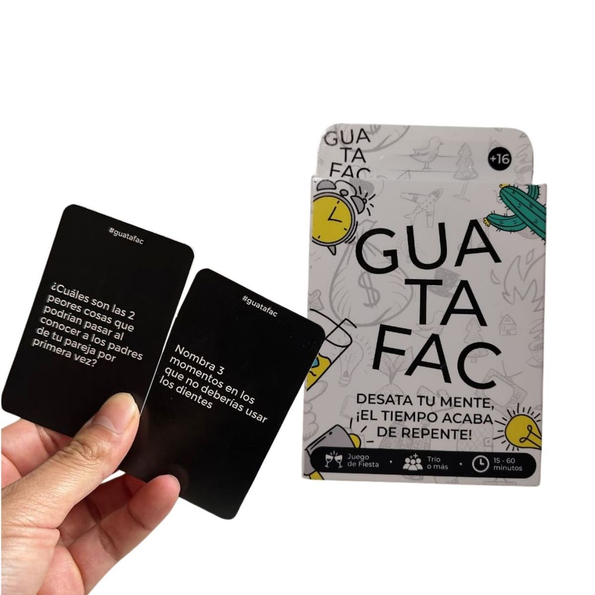GENERICO - Juego de Mesa GUA TA FAC para Fiestas +16