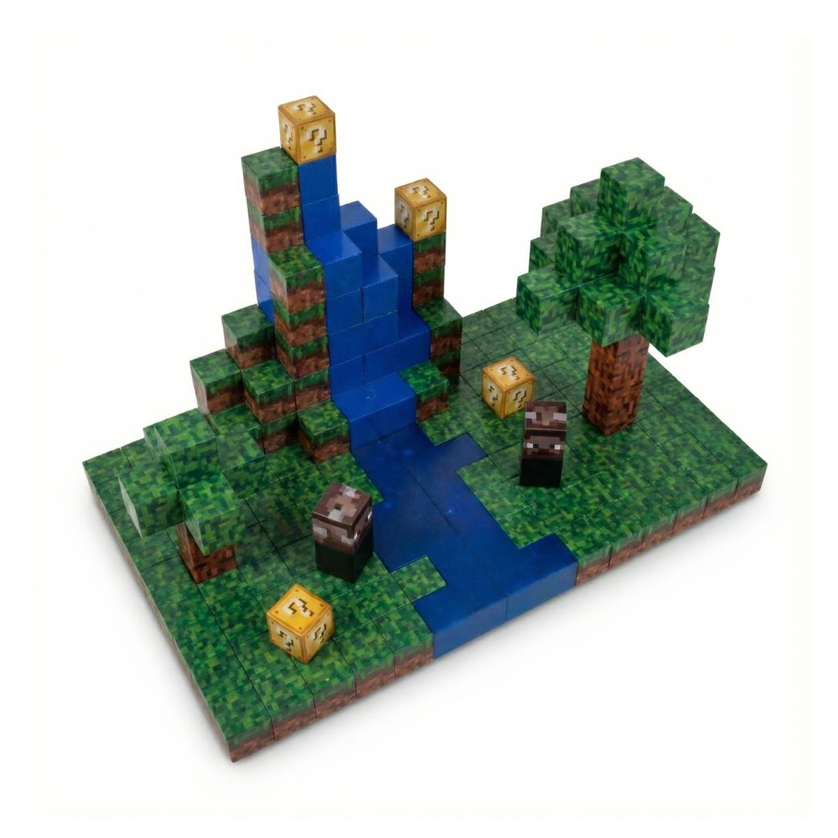 GENERICO - Bloques Magnéticos de Minecaft Bosque de Steve Super World 96 Pcs