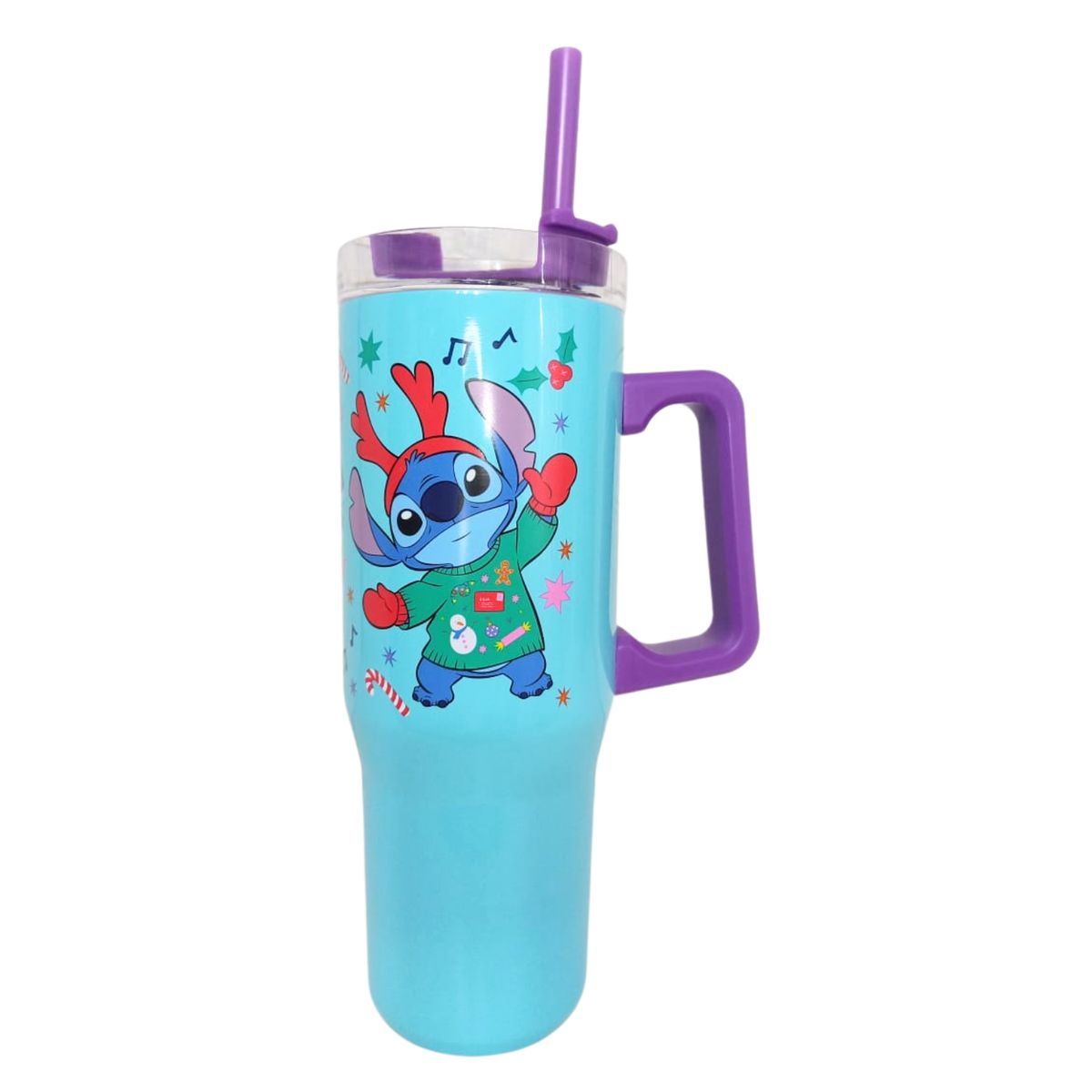 Mug Rambler XL Acero inoxidable 940ml - Stitch Navidad, marca GENERICO - Foto 2