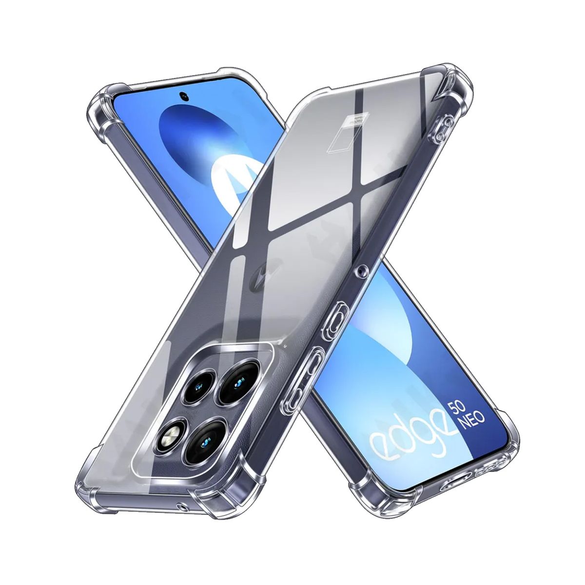 GENERICO - Case Funda Protector MOTO EDGE 60 NEO - TRANSPARENTE ANTI IMPACTO