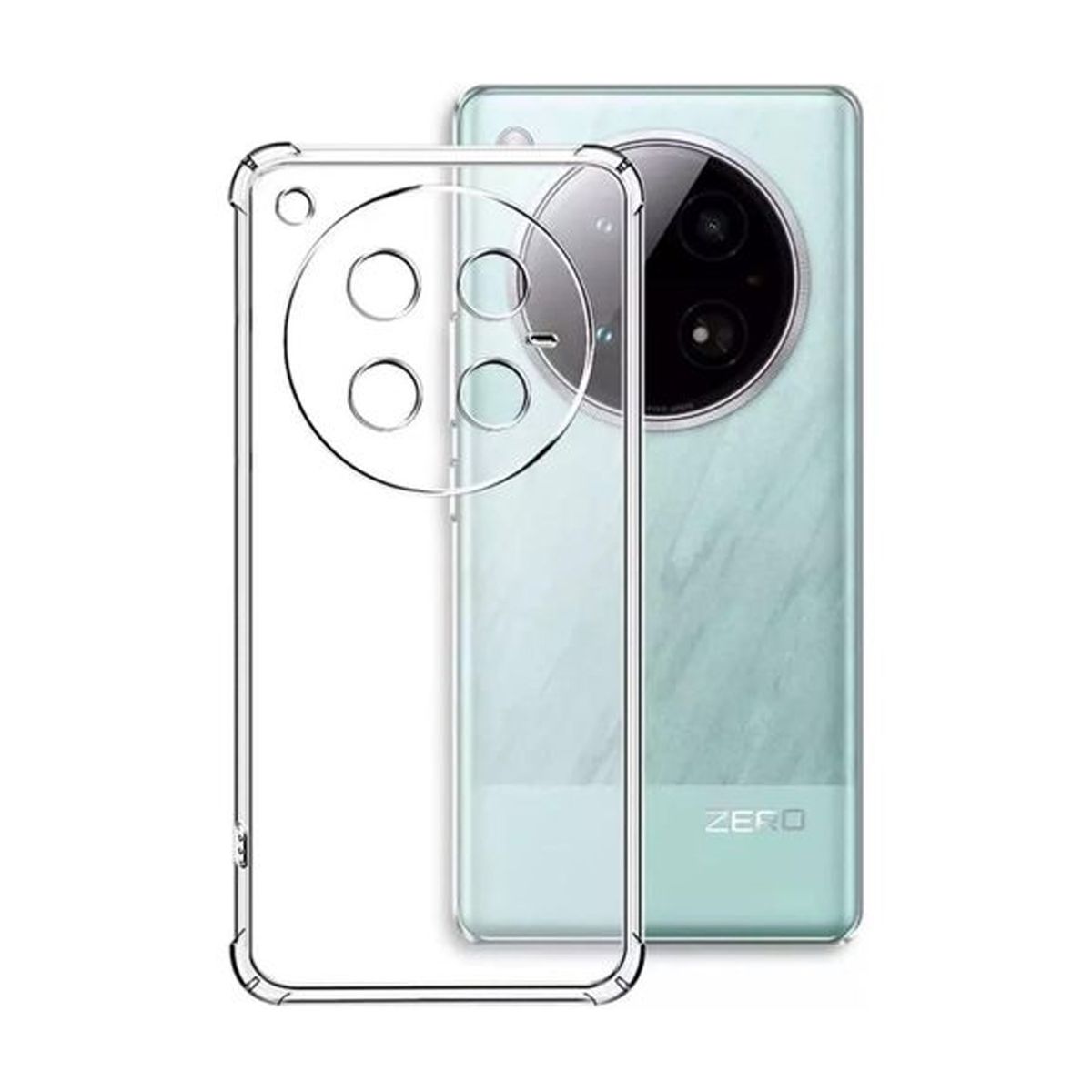 GENERICO - Case Funda Protector INFINIX ZERO 40 - TRANSPARENTE ANTI IMPACTO
