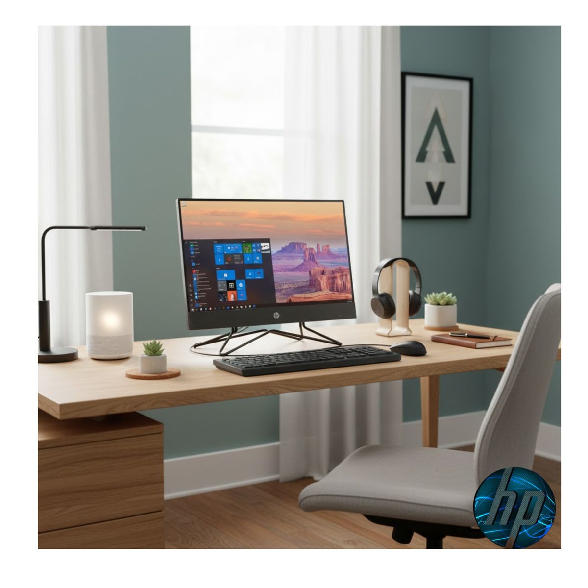 HP - All In One HP 215 FHD Intel Core i5 256gb ssd 8GB RAM - Potencia y Elegancia para tu Oficina