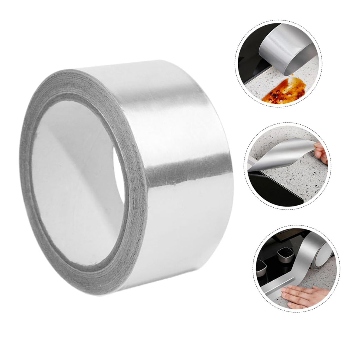 ZIMRAHYG - Aluminum Foil Tape Thick And Heat-resistant Gap Sticker 20m