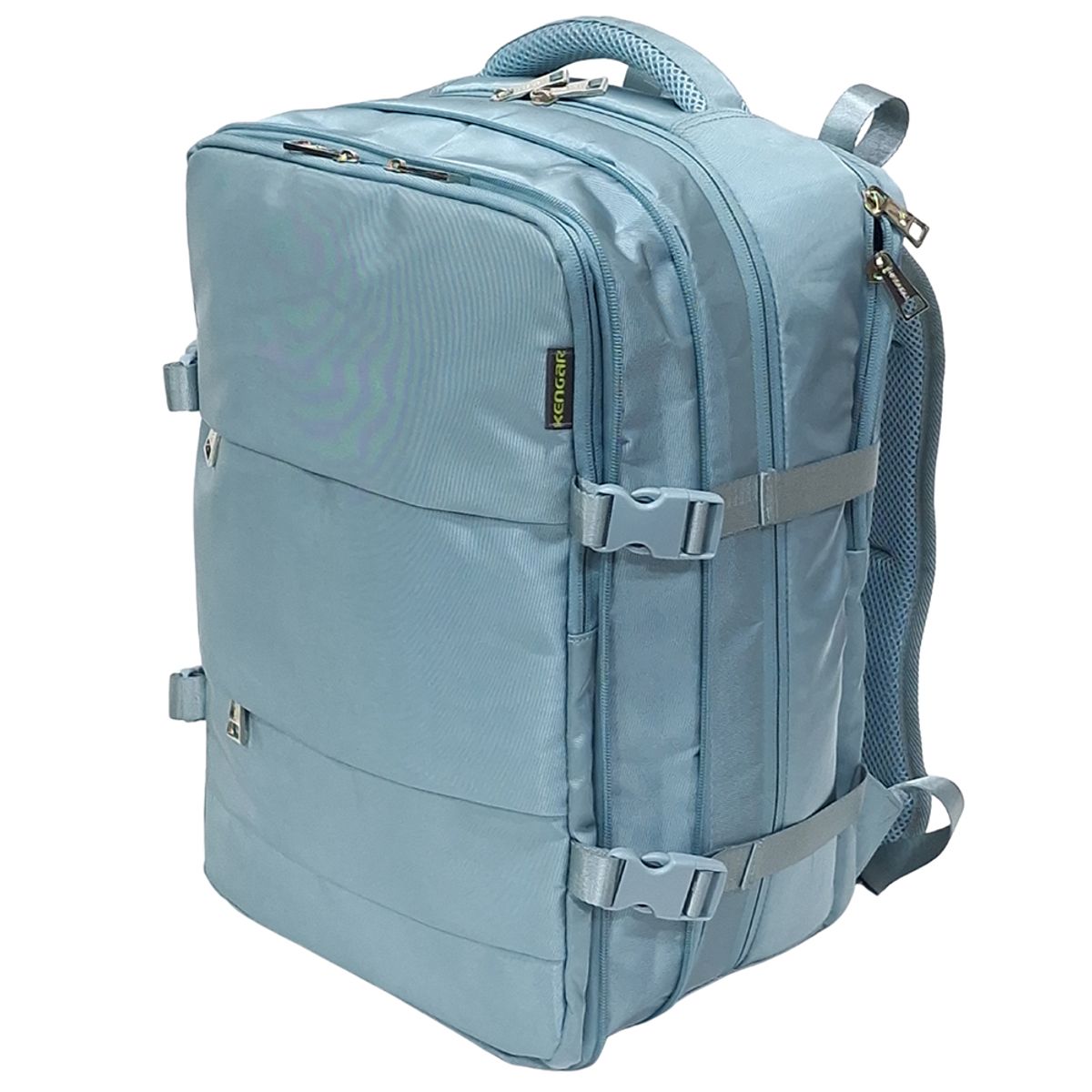 KENGAR - MOCHILA VIAJERA - KENGAR - VERDE PASTEL