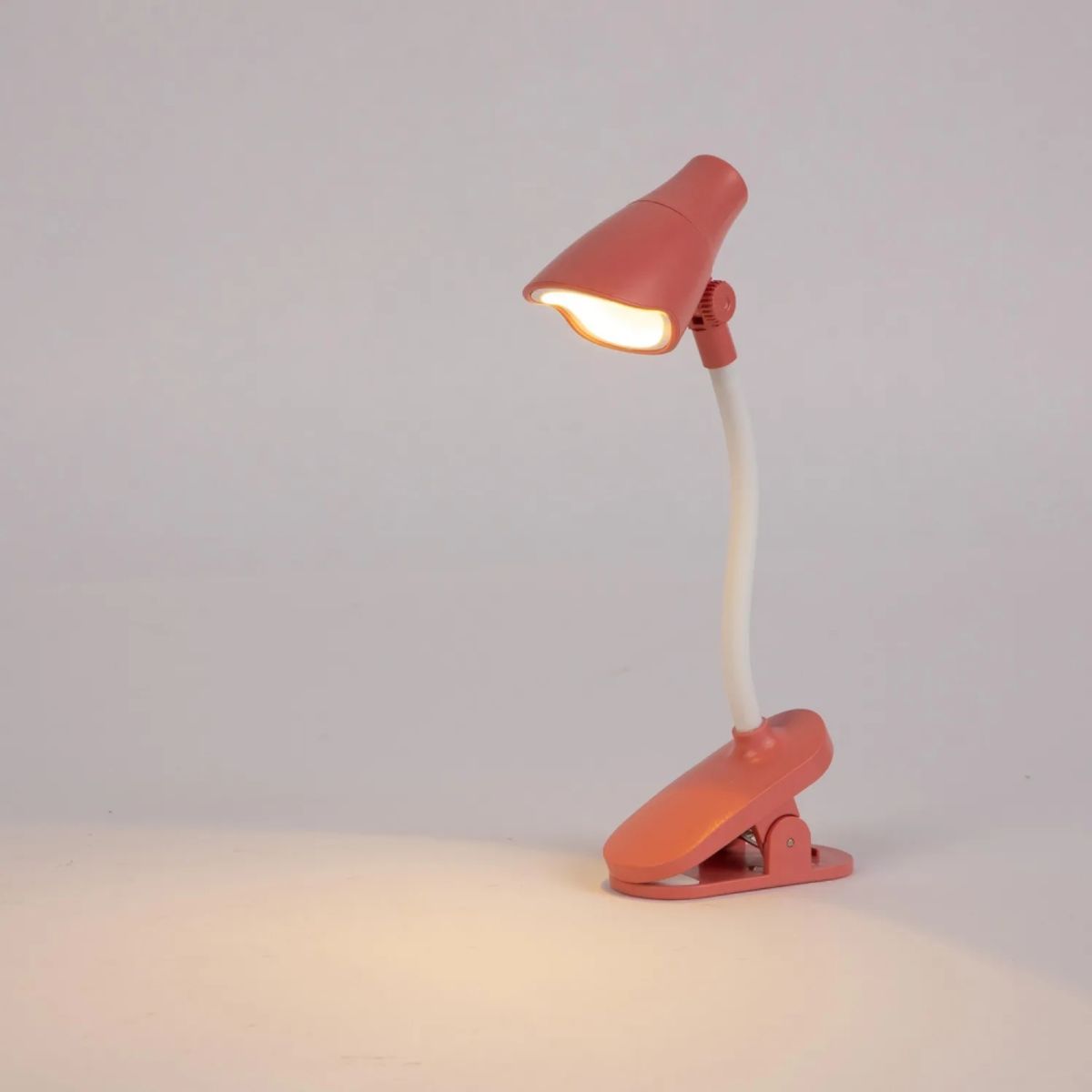 GENERICO - Lámpara de Escritorio LED Roja Compacta y Moderna para Oficina y Estudio