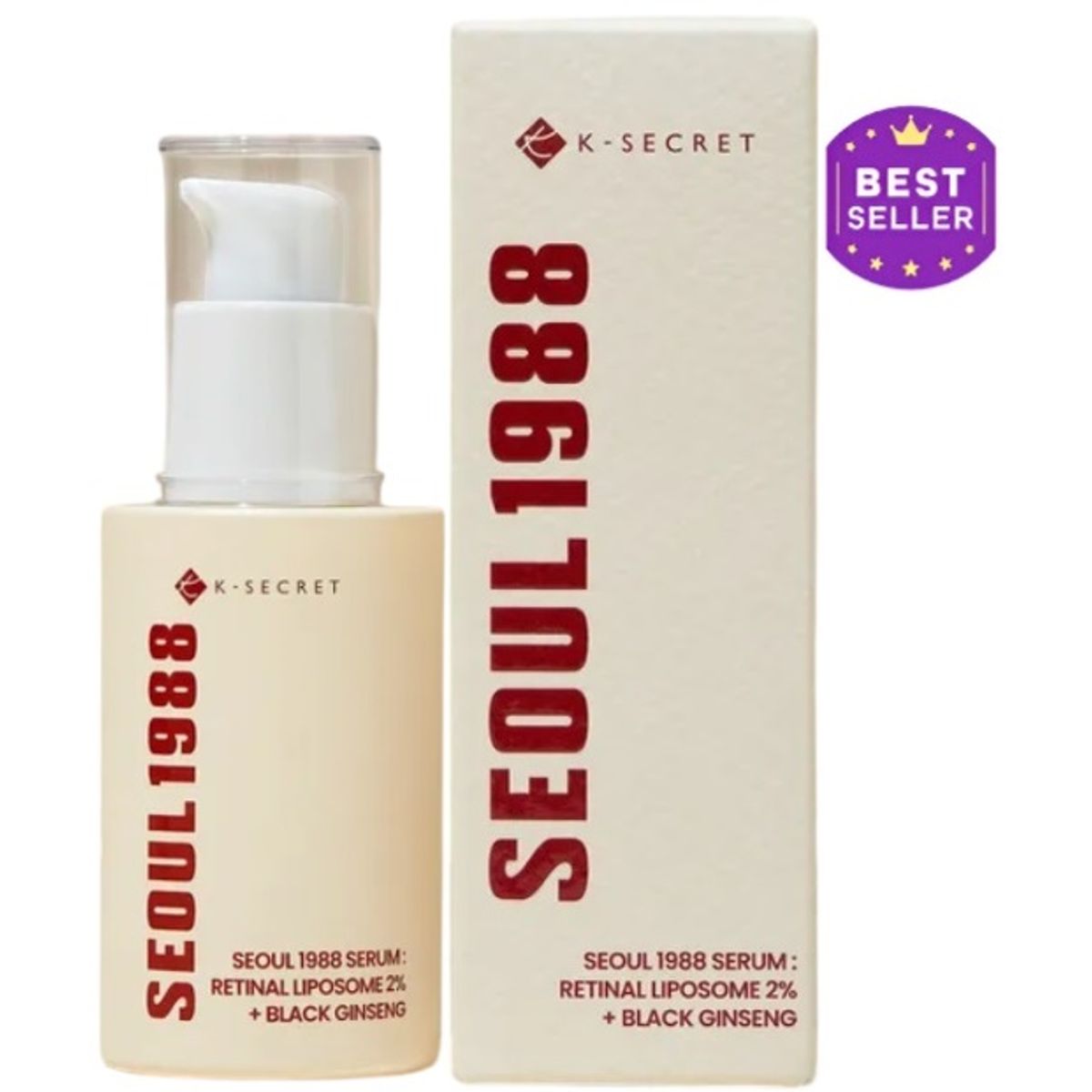 SKIN1004 - K-SECRET SEOUL 1988 Serum Retinal Liposome 2% Black Ginseng 30mL