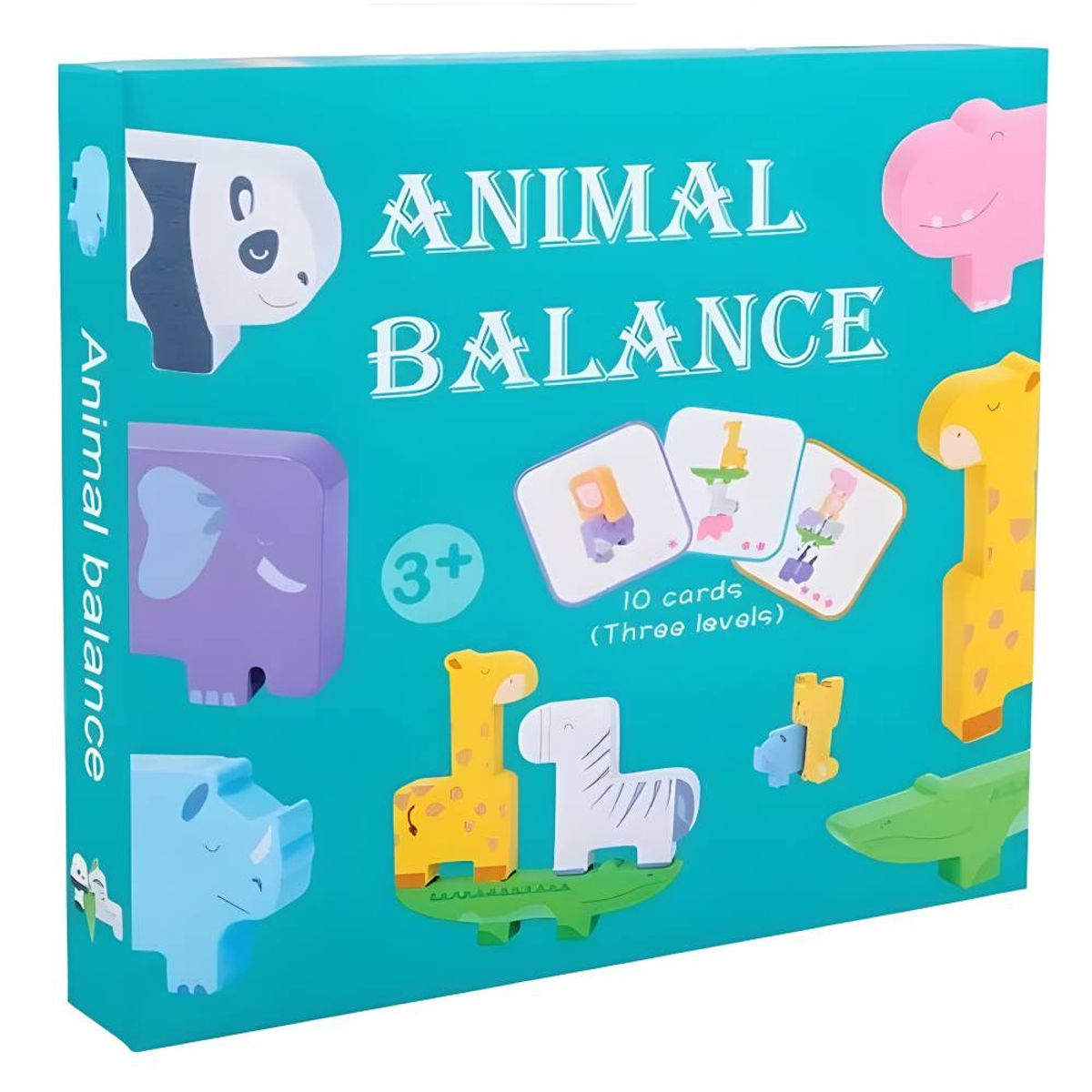 GENERICO - Juego de Equilibrio Animalitos de Madera